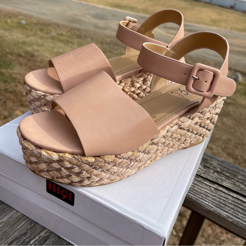 NIB Rouge Helium Platform Sandals, Size 7.5 - Picture 7 of 9